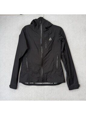 Eddie Bauer First Ascent WeatherEdge Pro Jacket Womens XS Black Hooded Full Zip